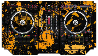 Numark NS 7 II Skin Conflict Yellow